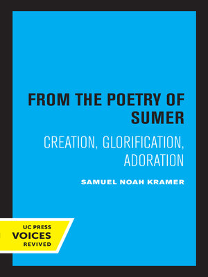 cover image of From the Poetry of Sumer